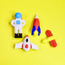 Cute 3D Cartoon Fancy Eraser for Kids 4Pcs Set